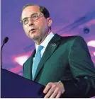  ?? JOSE LUIS MAGANA/AP ?? Secretary of Health and Human Services Alex Azar