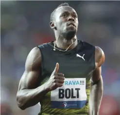  ??  ?? Usain Bolt