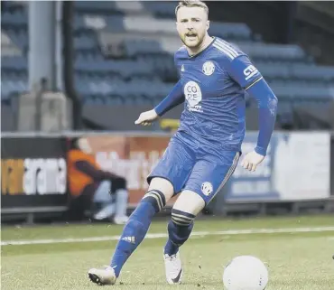  ??  ?? ON BOARD: Maher signed a new two-year contract with FC Halifax Town recently.