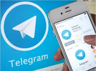  ?? (Feoktistov Dmitry/TASS/Zuma Press/TNS) ?? THE TELEGRAM app – banned in Iran.