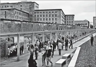  ?? RICK STEVES/RICK STEVES’ EUROPE PHOTOS ?? The Topography of Terror exhibit in Berlin aims to teach visitors about the rise and fall of Nazism.