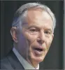  ??  ?? TONY BLAIR: The former PM said new technology must be embraced in the classroom.