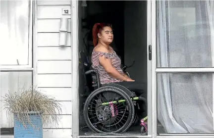  ?? PHOTO: KEVIN STENT/STUFF ?? Rosaline Vaea is living in a motel as she searches for a wheelchair-friendly rental. ‘‘It’s hard, especially to find something I can afford.’’
