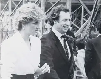  ??  ?? Colin Tebbutt was Princess Diana’s protection officer