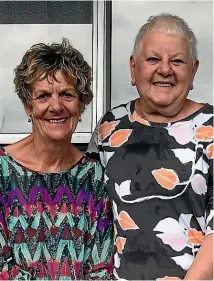  ??  ?? Greymouth women Judith Day and Lois Walton are calling for more awareness about ovarian cancer.