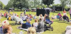  ?? ?? Bedhampton residents are looking forward to the return of the summer show, says rector, the Rev Max Cross