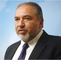  ?? (Marc Israel Sellem/The Jerusalem Post) ?? AVIGDOR LIBERMAN