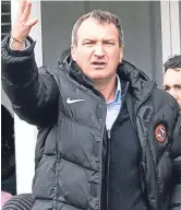  ??  ?? Dundee United boss Csaba Laszlo.