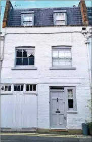  ??  ?? ‘HAPPY MEMORIES’: Andrew with 17-year-old Virginia Roberts and Ghislaine Maxwell in 2001 at the socialite’s house in Belgravia, right, now sold