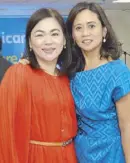  ??  ?? Maxicare providers relations department manager Claudine Flores and VP for operations Sylvia Stolk.