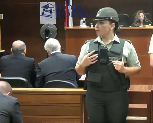  ?? ?? ► El lunes en la tarde el exjefe policial ya había declarado ante el Ministerio Público para “explicar” los 501 mensajes de texto que tenía con el abogado penalista Luis Hermosilla.