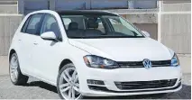  ?? VOLKSWAGEN ?? The 2015 Volkswagen Golf TDI is among the models included in the settlement. Jettas, Some Passats and Beetles are also affected.