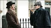  ?? GILES KEYTE/SONY PICTURES ?? John C. Reilly, left, and Will Ferrell in “Holmes &amp; Watson.”