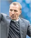  ??  ?? Brendan Rodgers
season, sparking fears of trouble.
Now, however, after talks b etween t he governing body, the clubs and the Police Service of Northern Ireland the game is set to go ahead on the 14th.