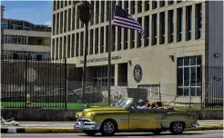  ??  ?? ABOVE: The US Embassy in Havana, Cuba.