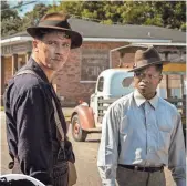  ?? STEVE DIETL ?? Jamie (Garrett Hedlund) and Ronsel (Jason Mitchell) are returning WWII vets who have each others’ backs with devastatin­g consequenc­es in Mudbound.