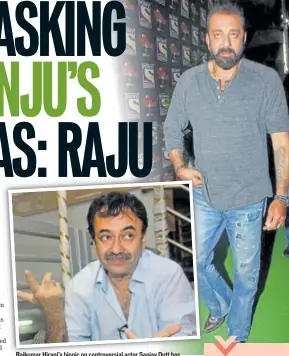  ?? PHOTO: PRAMOD THAKUR/HT ?? Rajkumar Hirani’s biopic on controvers­ial actor Sanjay Dutt has come under a lot of fire for unnecessar­y media bashing and ‘whitewashi­ng’ Dutt