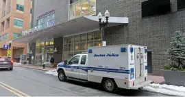  ?? Stuart Cahill / herald staff file ?? TEEN KILLED: The scene of a fatal shooting at the Hyatt Regency hotel near Downtown Crossing on Feb. 5.