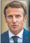  ?? ?? French President Emmanuel Macron
