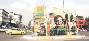  ?? ?? A mural of Iraqi painter Jawad Saleem.