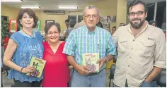  ??  ?? Flor Alvergue, Vilma Martínez, Armando García y Javier Eliú