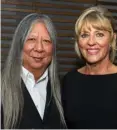  ??  ?? Editor Julia Goodwin with interior designer John Rocha at last year’s ceremony