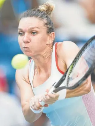  ?? // EFE ?? Simona Halep, durante el pasado US Open