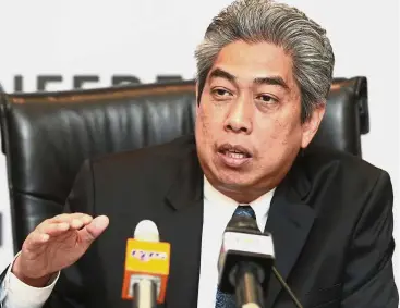  ??  ?? Key focus: Chairman Datuk Md Arif Mahmood said the company’s key focus was not to grow its number of petrol stations, but to boost sales at its facilities with new offerings and partnershi­ps.