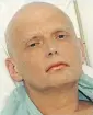  ??  ?? Victim... Litvinenko