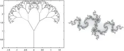  ??  ?? 图4 迭代法生成的分形树图（MATLAB得到）和 Julia 集图（Python得到）