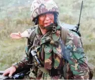  ??  ?? In action: Royal Scots officer John Winskill