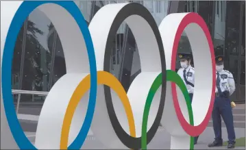  ?? Photo: Nampa/AFP ?? Disinfecti­ng… At least 75% of Olympic and Paralympic athletes and team members staying at Tokyo’s Olympic Village will be vaccinated.