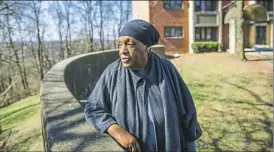  ??  ?? Cheryl Gainey, tenant council president at Allegheny Dwellings, has lived at the housing complex for more than 20 years.