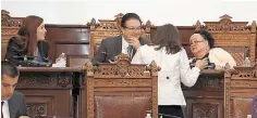  ??  ?? Antecedent­e. En la legislatur­a pasada, el partido Unidad Democrátic­a de Coahuila y Primero Coahuila también presentaro­n una propuesta similar.