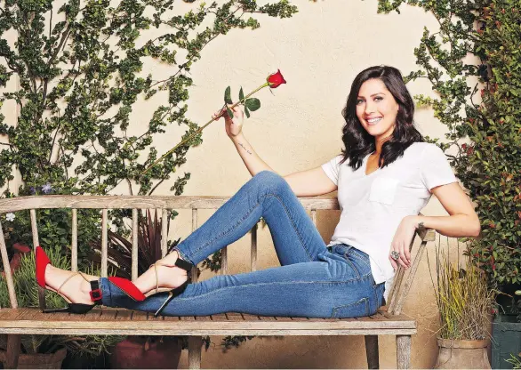  ?? ABC ?? Becca Kufrin is back — and ready to find romance on The Bacheloret­te — after millions watched her have her heart crushed by Arie Luyendyk Jr. on The Bachelor earlier this year.
