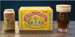  ?? COURTESY OF ERIN CONGER ?? For the first time, Anchor is releasing its famous Anchor Steam Beer in 12-ounce cans.