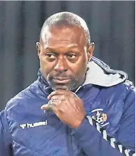  ??  ?? Under pressure Killie boss Alex Dyer