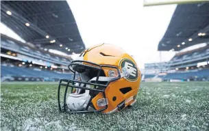  ?? JOHN WOODS THE CANADIAN PRESS FILE PHOTO ?? The Edmonton Eskimos is again facing calls to change the name that many Inuit leaders say is racist. The club said it plans to consult more and provide an update by the end of the month.