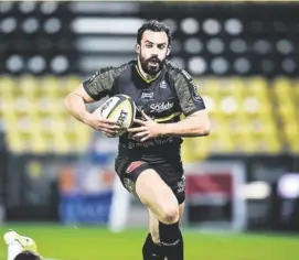  ?? Photo Icon Sport ?? Geoffrey Doumayrou profite de ses derniers matchs en Jaune et Noir. Le centre internatio­nal a notamment brillé contre Sale le week-end dernier.