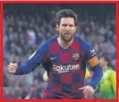  ??  ?? Messi celebra un gol al Eibar.
