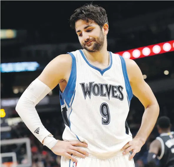  ?? — AP FILES ?? The seemingly endless rumours that Ricky Rubio might be traded finally came to fruition when he was acquired by the Utah Jazz.