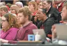  ?? WILLIAM HOWARD/USA TODAY SPORTS ?? North Carolina State men’s basketball coach Kevin Keatts watches the Wolfpack women defeat Tennessee on Monday.