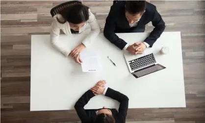  ?? Photograph: Alamy ?? Unilever says the system has helped it save 100,000 hours of interviewi­ng time.