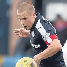  ??  ?? Dundee’s on-loan striker Henrik Ojamaa.