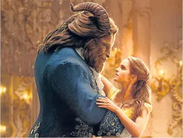  ??  ?? ▼ Fans were cynical of Disney’s Beauty And The Beast remake but it’s been a huge hit.