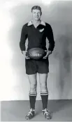  ??  ?? Peter Burke during his time as an All Black.