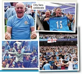  ?? ?? City fans celebrate