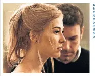  ??  ?? Top: Chloé Esposito. ‘Doesn’t everyone find identical twins fascinatin­g?’ Left: Rosamund Pike as Amy in
Gone Girl – ‘I loved her but she never cracks a smile’