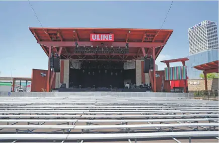  ?? SISTI/MILWAUKEE JOURNAL SENTINEL MIKE DE ?? Summerfest stages will be empty in June and July, when the Big Gig was supposed to take place. The Milwaukee festival has been postponed for the first time in its 53-year history to September, due to the coronaviru­s pandemic.