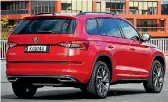  ??  ?? Dynamic Chassis Control with adaptive suspension is carried over from Kodiaq Style.